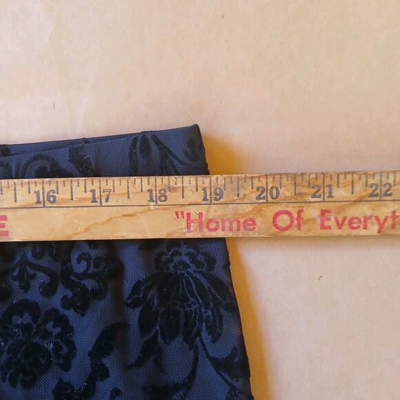 Black Velvet Floral Tights Size 3XL Footless Dark Romance Whimsigoth - Picture 10 of 10